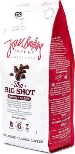 Jones Brothers Coffee The Big Shot Koffiebonen - 6 X 500 Gram -Koffie Kortings Winkel 586x1200