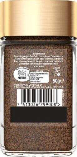 Nescafé Gold Oploskoffie - 12 Potten à 50 Gram -Koffie Kortings Winkel 588x1200 1