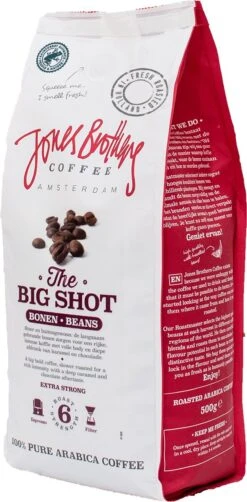 Jones Brothers Coffee The Big Shot Koffiebonen - 6 X 500 Gram -Koffie Kortings Winkel 591x1200