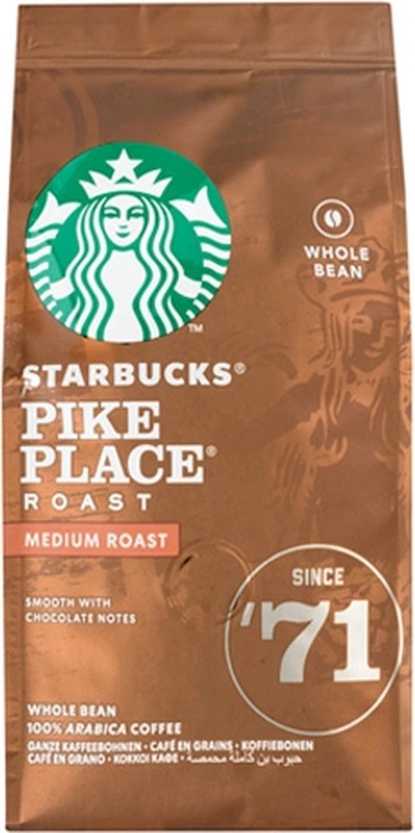 Starbucks® Pike Place® - Koffiebonen - 200 Gram 4 Starbucks® Pike Place® - Koffiebonen - 200 Gram - Afbeelding 2