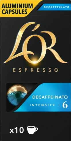 L'OR Espresso Decaffeinato Koffiecups - Intensiteit 6/12 - 10 X 10 Capsules -Koffie Kortings Winkel 607x1200 9
