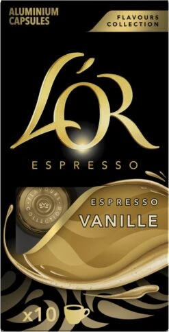 L'OR Espresso Vanille Koffiecups - 10 X 10 Capsules -Koffie Kortings Winkel 612x1200 2