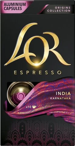 L'OR Espresso Origins India (10) - 10 X 10 Koffiecups 15 L'OR Espresso Origins India (10) - 10 X 10 Koffiecups -Koffie Kortings Winkel 614x1200 1