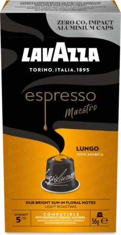 LAVAZZA Lungo 100 Stuks -Koffie Kortings Winkel 619x1200 1