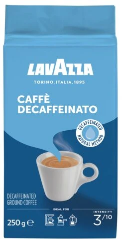Lavazza Caffe Decaffeinato Filterkoffie - 250 Gram X8 -Koffie Kortings Winkel 619x1200 4