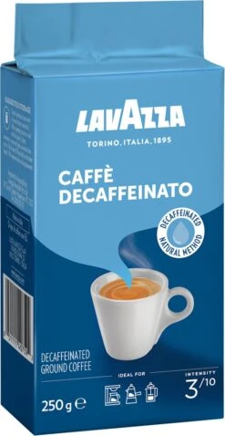 Lavazza Caffe Decaffeinato Filterkoffie - 250 Gram X8 -Koffie Kortings Winkel 620x1200 1