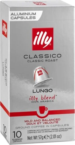 Illy Lungo Classico Koffiecups - Intensiteit 5/9 - 10 X 10 Capsules 7 Illy Lungo Classico Koffiecups - Intensiteit 5/9 - 10 X 10 Capsules -Koffie Kortings Winkel 621x1200