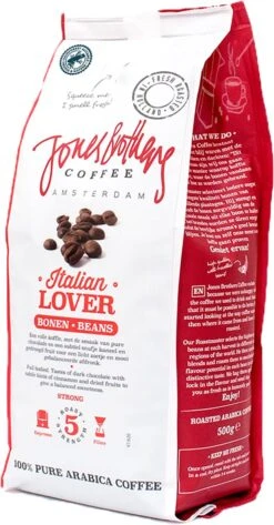 Jones Brothers Coffee Koffiebonen Italian Lover – 6 X 500 Gram -Koffie Kortings Winkel 627x1200 2