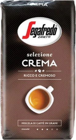 Segafredo Selezione Crema Koffiebonen - 8 X 1 Kg -Koffie Kortings Winkel 654x1200