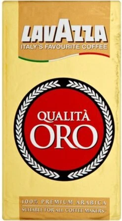 Lavazza Qualita Oro Gemalen / Filterkoffie - 250 Gram Krimp X20 -Koffie Kortings Winkel 666x1200