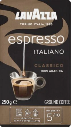 Lavazza Espresso Italiano Classico Gemalen / Filterkoffie - 8 X 250 Gram 12 Lavazza Espresso Italiano Classico Gemalen / Filterkoffie - 8 X 250 Gram -Koffie Kortings Winkel 676x1200 2