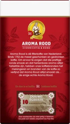Douwe Egberts Aroma Rood Filterkoffie - 24 X 250 Gram -Koffie Kortings Winkel 681x1200