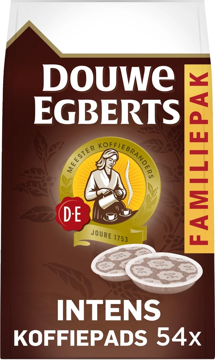 Douwe Egberts Intens Koffiepads - 4 X 54 Pads 4 Douwe Egberts Intens Koffiepads - 4 X 54 Pads - Afbeelding 2