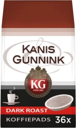 Kanis & Gunnink Dark Roast Koffiepads - 10 X 36 Pads -Koffie Kortings Winkel 722x1200 3