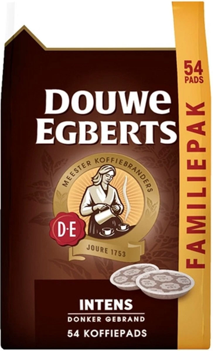 Douwe Egberts Intens Koffiepads - 4 X 54 Pads 9 Douwe Egberts Intens Koffiepads - 4 X 54 Pads - Afbeelding 7