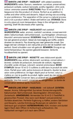 Fitcy | Koffiesiroop | Hazelnoot | Barista Syrup | Zero | Vegan | Vetvrij | Suikervrij | Keto-vriendelijk | Koffie | Siroop | MET DOSEERPOMP | 1L -Koffie Kortings Winkel 739x1200 1