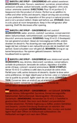 Fitcy | Koffiesiroop | Gingerbread | Barista Syrup | Zero | Vegan | Vetvrij | Suikervrij | Keto-vriendelijk | Koffie | Siroop | MET DOSEERPOMP | 1L -Koffie Kortings Winkel 752x1200