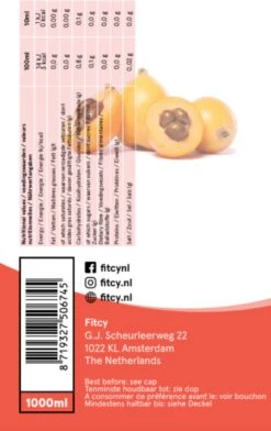 Fitcy | Koffiesiroop | Amaretto | Barista Syrup | Zero | Vegan | Vetvrij | Suikervrij | Keto-vriendelijk | Koffie | Siroop | MET DOSEERPOMP | 1L -Koffie Kortings Winkel 757x1200