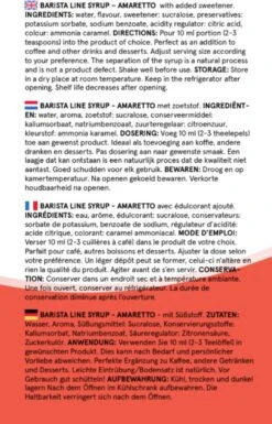 Fitcy | Koffiesiroop | Amaretto | Barista Syrup | Zero | Vegan | Vetvrij | Suikervrij | Keto-vriendelijk | Koffie | Siroop | MET DOSEERPOMP | 1L -Koffie Kortings Winkel 770x1200 5