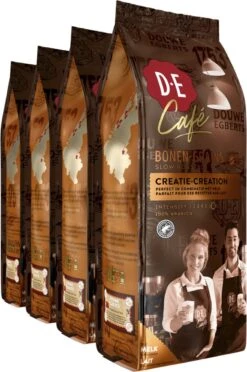 Douwe Egberts D.E Café Creatie Koffiebonen - 7/9 Intensiteit - 4 X 500 Gram -Koffie Kortings Winkel 796x1200