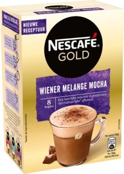 Nescafé Gold Wiener Melange Mocha Oploskoffie - 6 Doosjes à 8 Zakjes 11 Nescafé Gold Wiener Melange Mocha Oploskoffie - 6 Doosjes à 8 Zakjes -Koffie Kortings Winkel 856x1200 1
