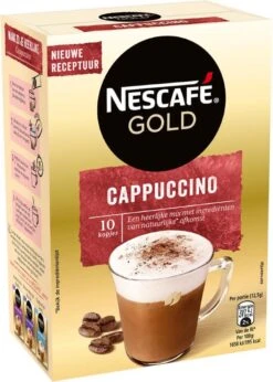 Nescafé Gold Cappuccino Oploskoffie - Ongezoet - 6 Doosjes à 10 Zakjes -Koffie Kortings Winkel 857x1200 3