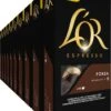 L'OR Espresso Forza Koffiecups - Intensiteit 9/12 - 10 X 10 Capsules -Koffie Kortings Winkel 875x1200
