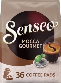 Senseo Mocca Gourmet Koffiepads - 4/9 Intensiteit - 10 X 36 Pads -Koffie Kortings Winkel 887x1200 2