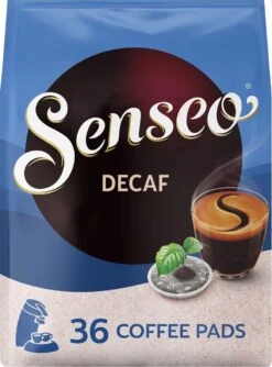 Senseo Decaf Koffiepads - 5/9 Intensiteit - 10 X 36 Pads -Koffie Kortings Winkel 888x1200