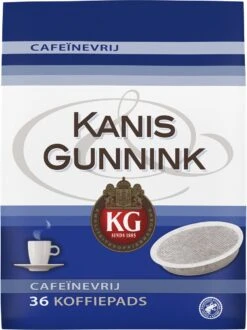 Kanis & Gunnink Cafeïnevrij Koffiepads - 10 X 36 Pads -Koffie Kortings Winkel 898x1200