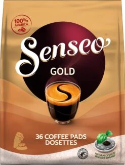 Senseo Gold Koffiepads - 5/9 Intensiteit - 10 X 36 Pads 22 Senseo Gold Koffiepads - 5/9 Intensiteit - 10 X 36 Pads -Koffie Kortings Winkel 910x1200