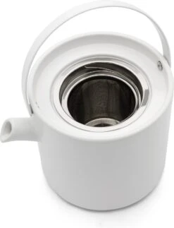 Bredemeijer - Theeset Umea Theepot 1.2L Met Theelichtwarmer - Mat Wit -Koffie Kortings Winkel 918x1200