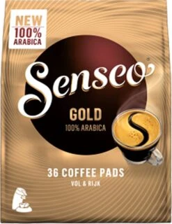 Senseo Gold Koffiepads - 5/9 Intensiteit - 10 X 36 Pads 23 Senseo Gold Koffiepads - 5/9 Intensiteit - 10 X 36 Pads -Koffie Kortings Winkel 925x1200