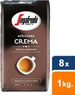 Segafredo Selezione Crema Koffiebonen - 8 X 1 Kg -Koffie Kortings Winkel 943x1200 1