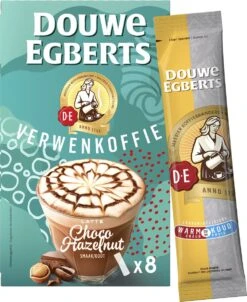 Douwe Egberts Latte Choco Hazelnut Oploskoffie - 5/9 Intensiteit - 5 X 8 Zakjes -Koffie Kortings Winkel 980x1200 1