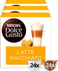 Nescafé Dolce Gusto Latte Macchiato Capsules - 48 Koffiecups -Koffie Kortings Winkel 987x1200