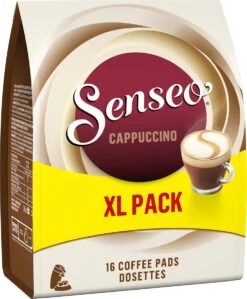 Senseo Cappuccino Koffiepads - 2/9 Intensiteit - 4 X 16 Pads - Voordeelverpakking 16 Senseo Cappuccino Koffiepads - 2/9 Intensiteit - 4 X 16 Pads - Voordeelverpakking -Koffie Kortings Winkel 990x1200 2