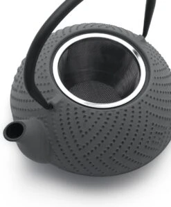 Bredemeijer Theepot Fujian 1.2L Met Filter Warm Grijs -Koffie Kortings Winkel 996x1200 2