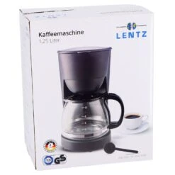 Koffiezetapparaat 1,25L Zwart 750W -Koffie Kortings Winkel bb7a545f64dcbc170ce5ff023bb39618